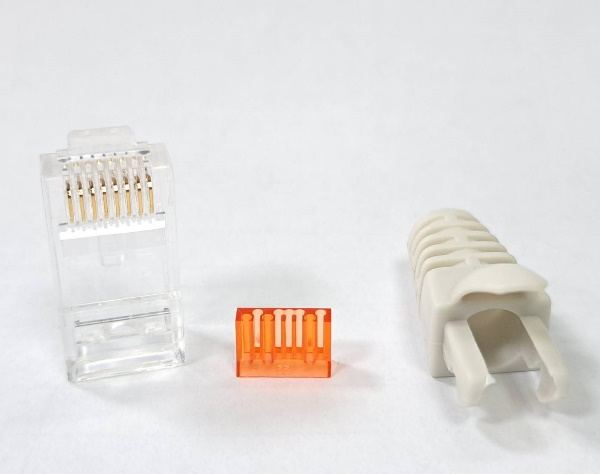 Cat6 network connector components